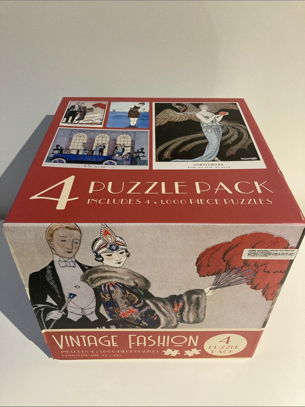Robert Frederick Vintage Fashion 4-Pack Puzzle Set 1000 piece sets x4